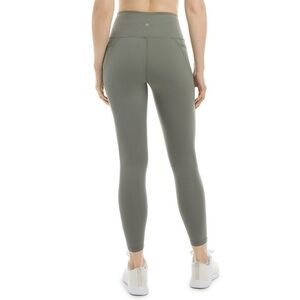 ✅ 2/$20 Danskin Cropped Women's High-Waisted Agave Green Leggings Sz M EUC
